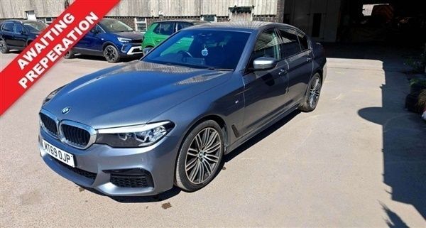 Blue Used 2019 BMW 520 M Sport Sedan | £18,699 (Fair price) - Image 1/1