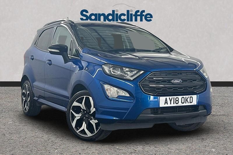 Blue Used 2018 Ford Ecosport ST-Line SUV | £8,819 (Fair price) - Image 1/4