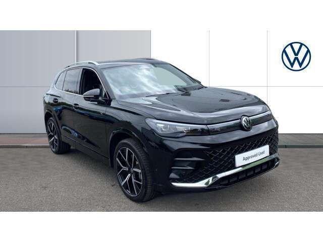 Black Used 2024 VW Tiguan R-line SUV | £34,382 - Image 1/4