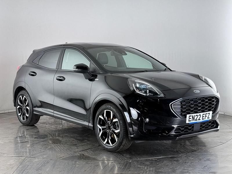 Black Used 2022 Ford Puma ST-Line X Hatchback | £15,550 (Good price) - Image 1/4