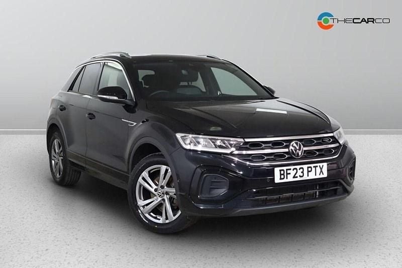 Black Used 2023 VW T-Roc R-line SUV | £21,675 (Good price) - Image 1/1