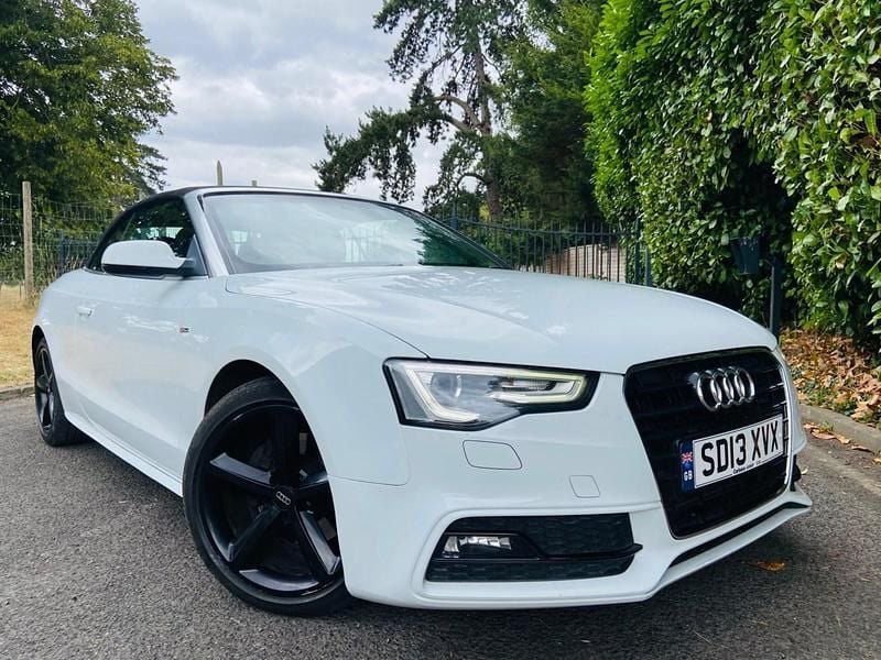 White Used 2013 Audi A5 Cabriolet S-Line Cabriolet | £7,850 (Fair price) - Image 1/4