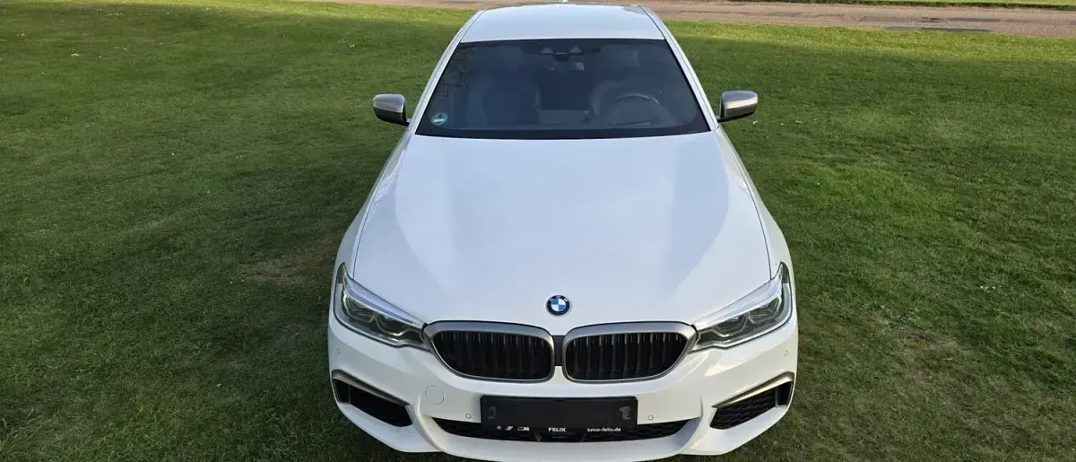 Used BMW M550 Comfort Edition 400 HP (294 kW) 2020 White Sedan