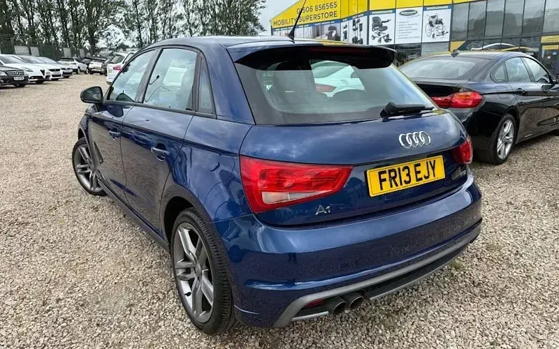 Used Audi A1 Sportback S-Line 122 HP (89 kW) 2013 Blue Hatchback