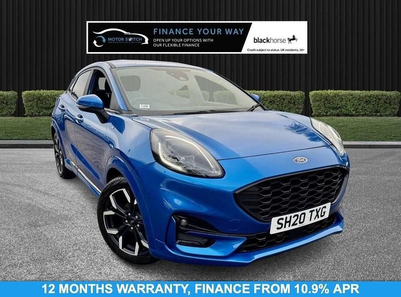 Used Ford Puma ST-Line X 125 HP (91 kW) 2020 Blue Hatchback