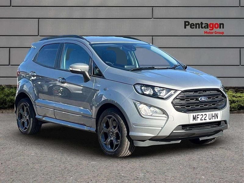 Silver Used 2022 Ford Ecosport ST-Line SUV | £12,295 (Good price) - Image 1/4