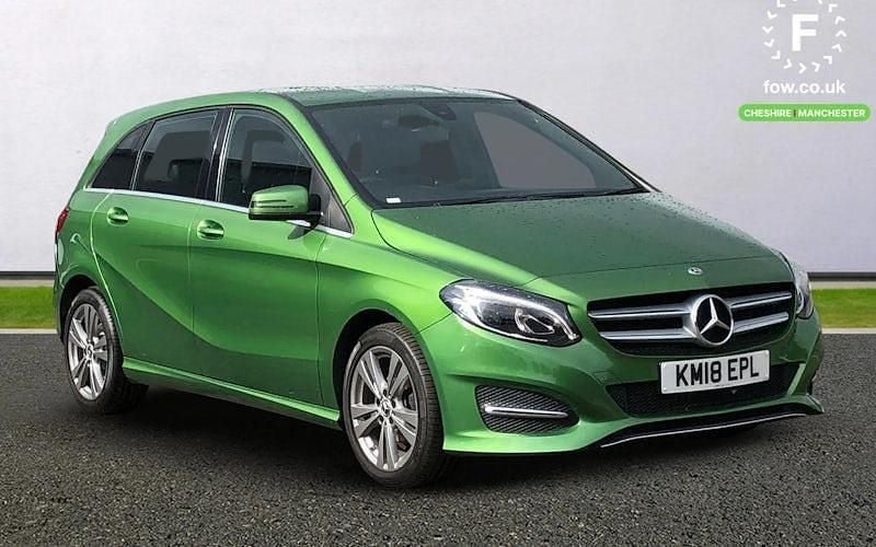 Green Used 2018 Mercedes B180 Exclusive MPV | £12,799 (Fair price) - Image 1/4