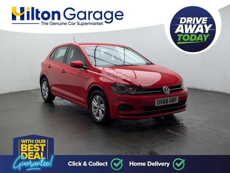 Used VW Polo SE 95 HP (69 kW) 2018 Red Hatchback