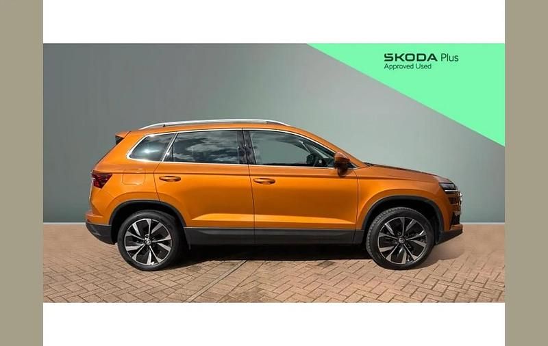 Used Skoda Karoq SE L 110 HP (80 kW) 2023 Orange SUV