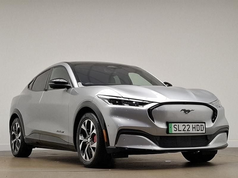 Silver Used 2022 Ford Mustang Mach-E Extended Range Coupe | £26,998 (Fair price) - Image 1/4