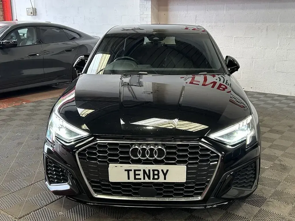 Used Audi A3 Sportback S-Line 150 HP (110 kW) 2020 Black Hatchback