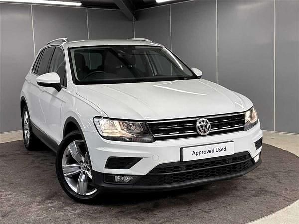 White Used 2020 VW Tiguan Match SUV | £15,795 (Good price) - Image 1/4