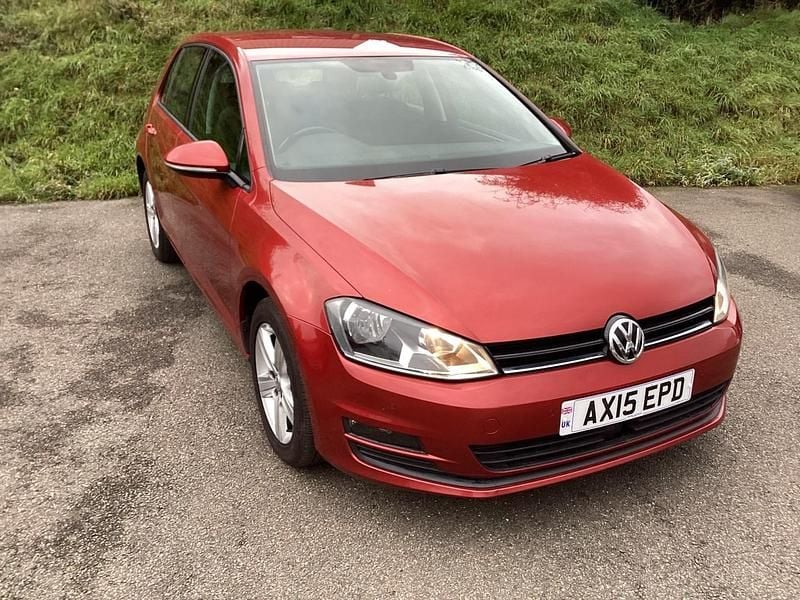 Used VW Golf VII Match 2015 Red Hatchback