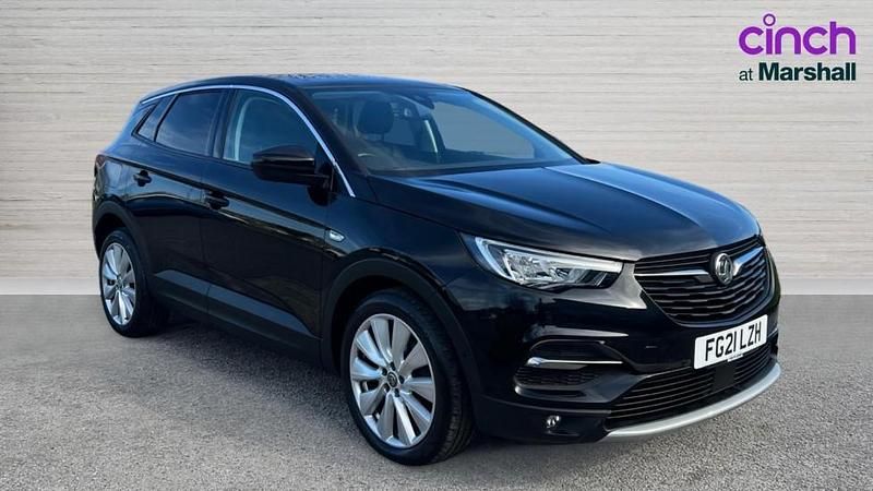 Used Vauxhall Grandland X Elite 130 HP (95 kW) 2021 Black SUV