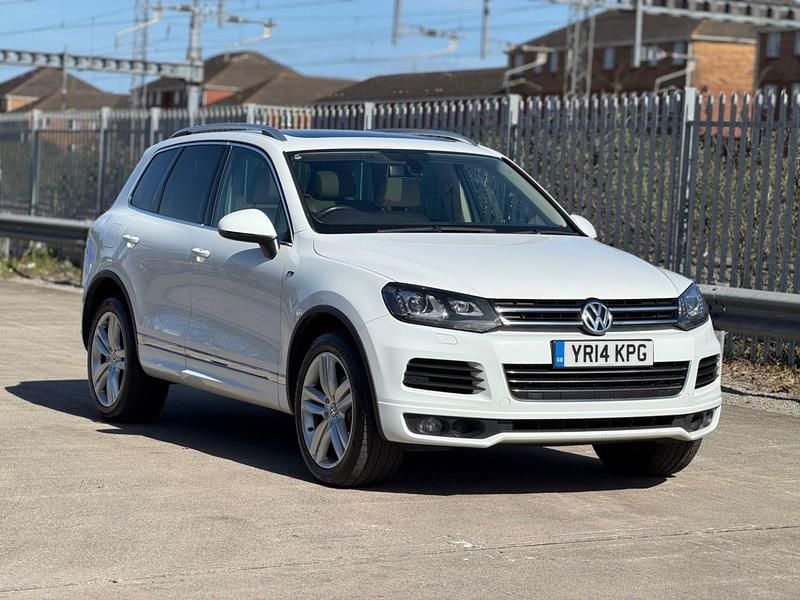 Used VW Touareg R-line 2014 White SUV