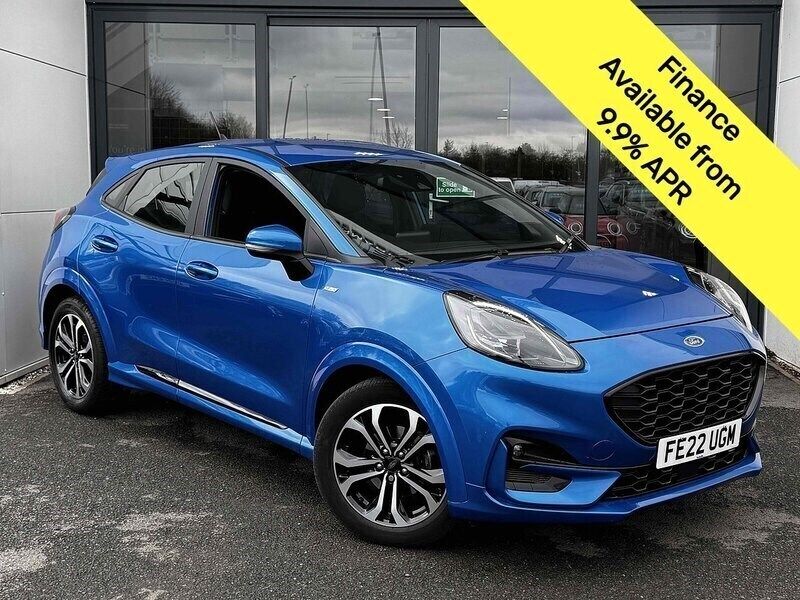 Desert island blue (exclusive paint) Used 2022 Ford Puma ST-Line SUV | £10,295 - Image 1/3
