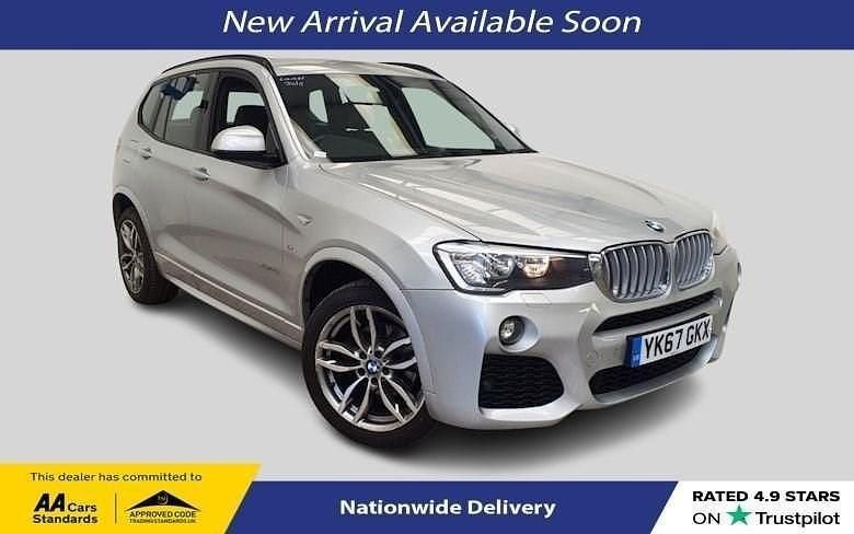 Silver Used 2017 BMW X3 M Sport SUV | £14,995 (Fair price) - Image 1/4