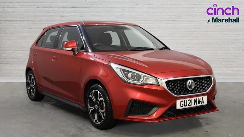 Red Used 2021 MG MG3 Excite Hatchback | £8,151 (Fair price) - Image 1/4