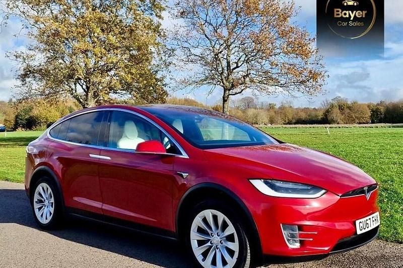 Red Used 2017 Tesla Model X SUV | £18,985 (Fair price) - Image 1/1