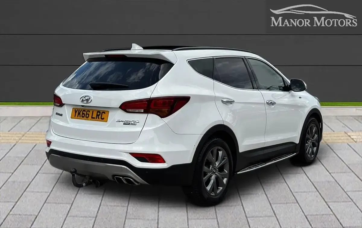Used Hyundai Santa Fe Edition 200 HP (147 kW) 2017 White SUV