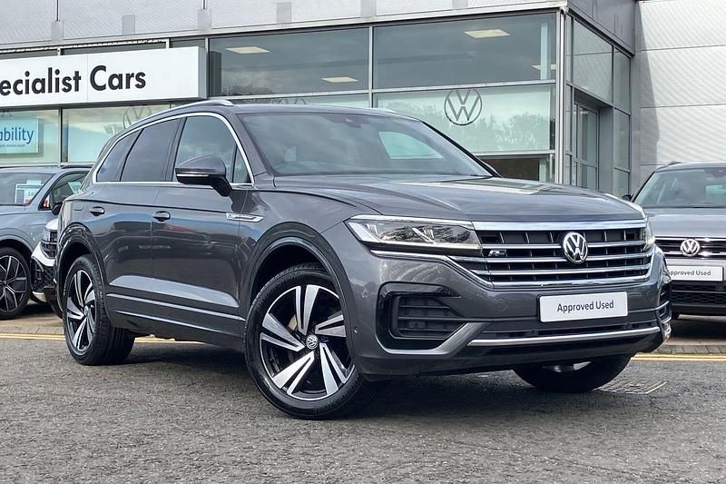 Grey Used 2019 VW Touareg R-line SUV | £30,795 (A bit pricey) - Image 1/4