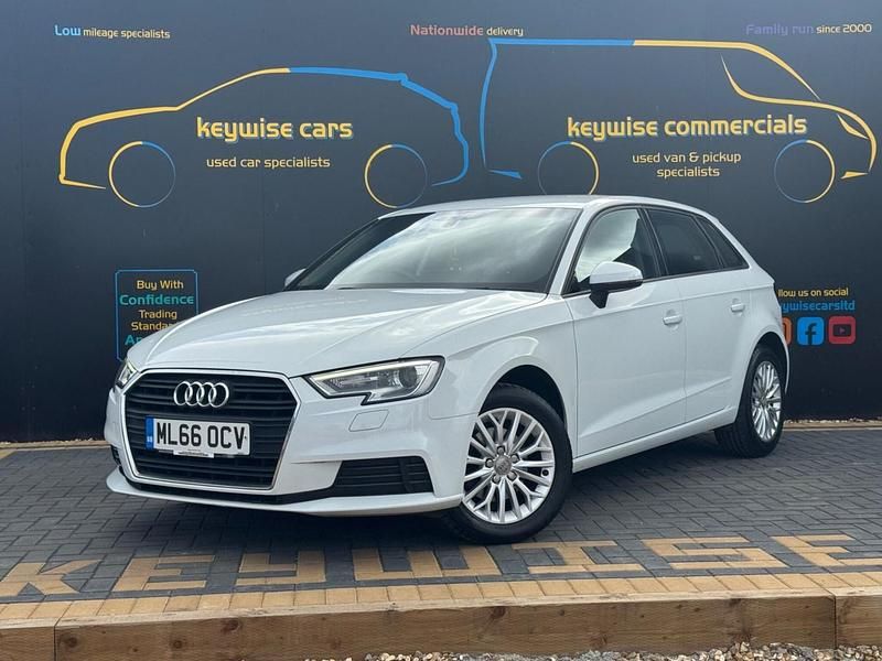 White Used 2016 Audi A3 Sportback Hatchback | £12,990 (Fair price) - Image 1/3