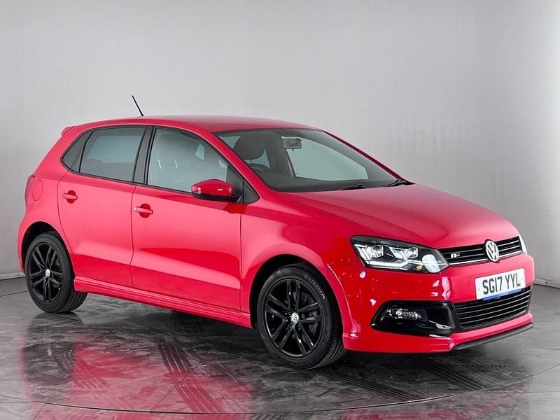 Used VW Polo R-line 110 HP (80 kW) 2017 Red Hatchback