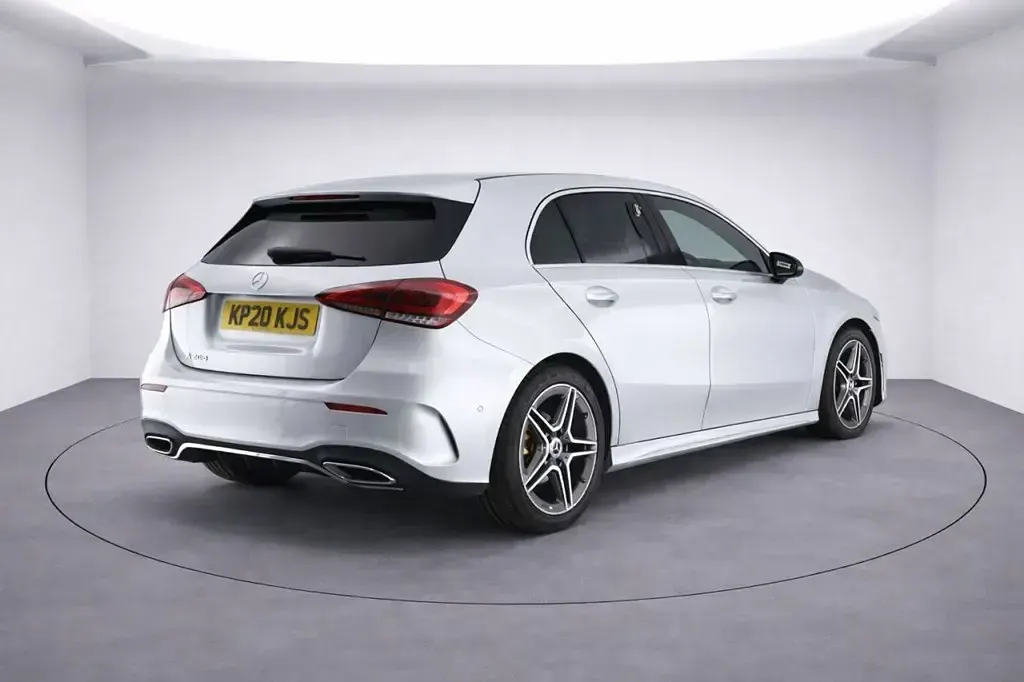 Used Mercedes A150 AMG line 150 HP (110 kW) 2020 Silver Hatchback