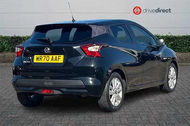 Used Nissan Micra Acenta 100 HP (73 kW) 2020 Black Hatchback