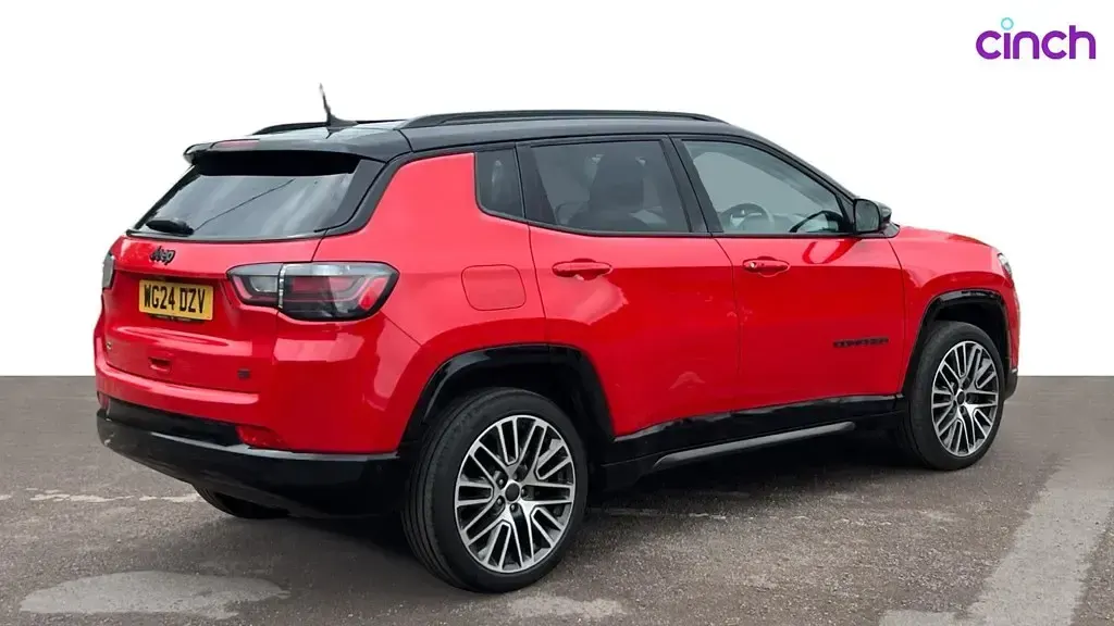 Used Jeep Compass Summit 2024 Red and black SUV