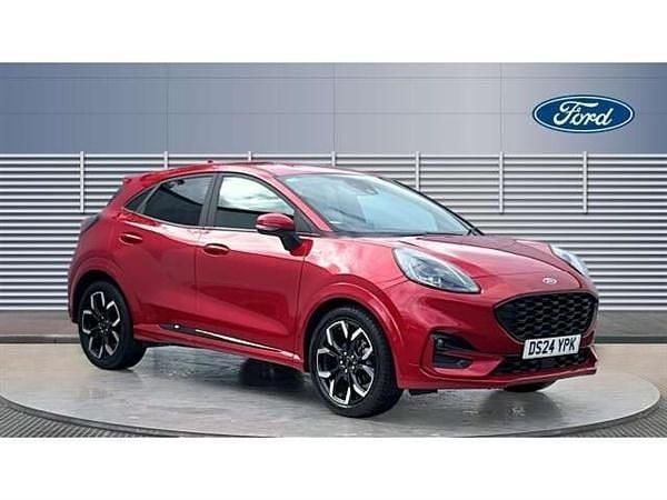 Red Used 2024 Ford Puma Gen-E ST-Line X SUV | £17,999 (Fair price) - Image 1/4