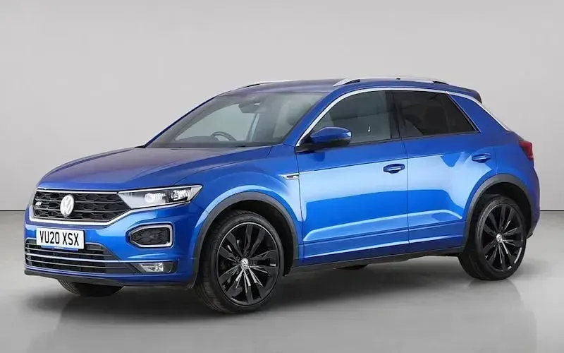 Used VW T-Roc R-line 150 HP (110 kW) 2020 Blue SUV