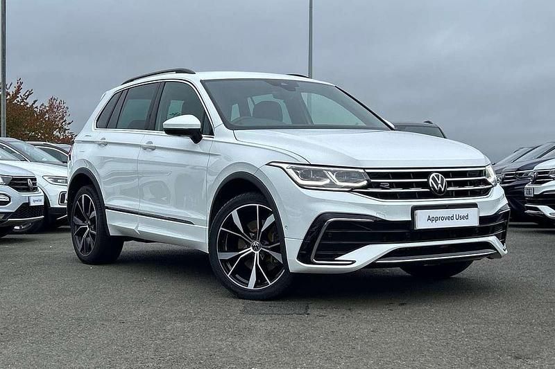 White Used 2023 VW Tiguan R-line SUV | £29,295 (Fair price) - Image 1/4