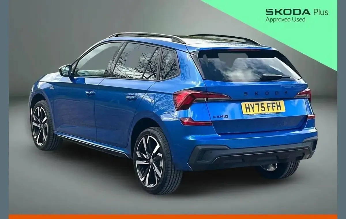 Used Skoda Kamiq Monte Carlo 115 HP (84 kW) 2025 Race blue metallic SUV