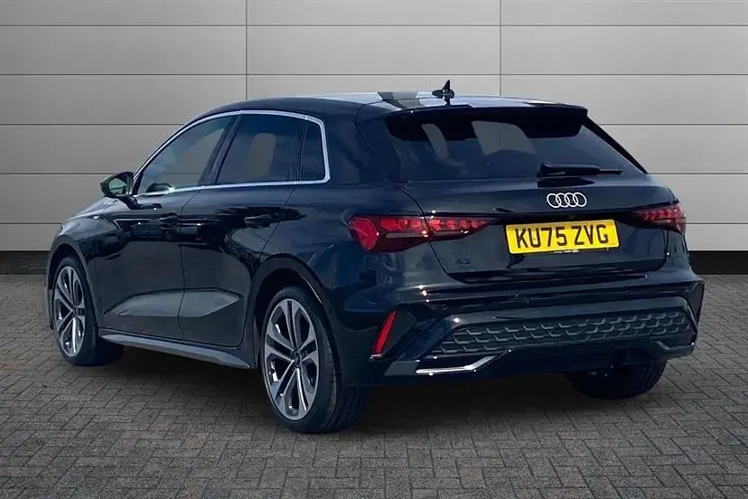New Audi A3 S-Line 150 HP (110 kW) 2025 Black Hatchback