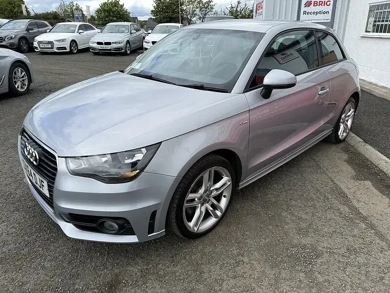 Used Audi A1 S-Line 122 HP (89 kW) 2015 Silver Hatchback