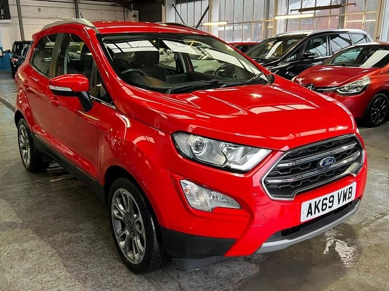 Used Ford Ecosport Titanium 125 HP (91 kW) 2019 Red SUV