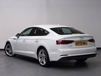 Used Audi A5 S-Line 190 HP (139 kW) 2020 White Hatchback