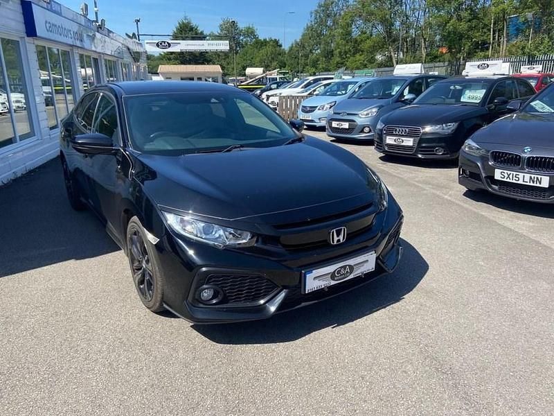 Black Used 2018 Honda Civic SR Hatchback | £10,695 (Fair price) - Image 1/4