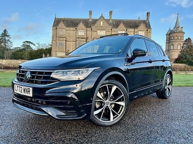 Black Used 2022 VW Tiguan R-line SUV | £27,500 (Fair price) - Image 1/3