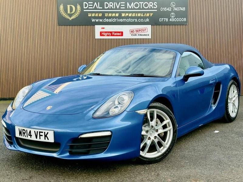 Used Porsche Boxster 265 HP (194 kW) 2014 Blue Cabriolet