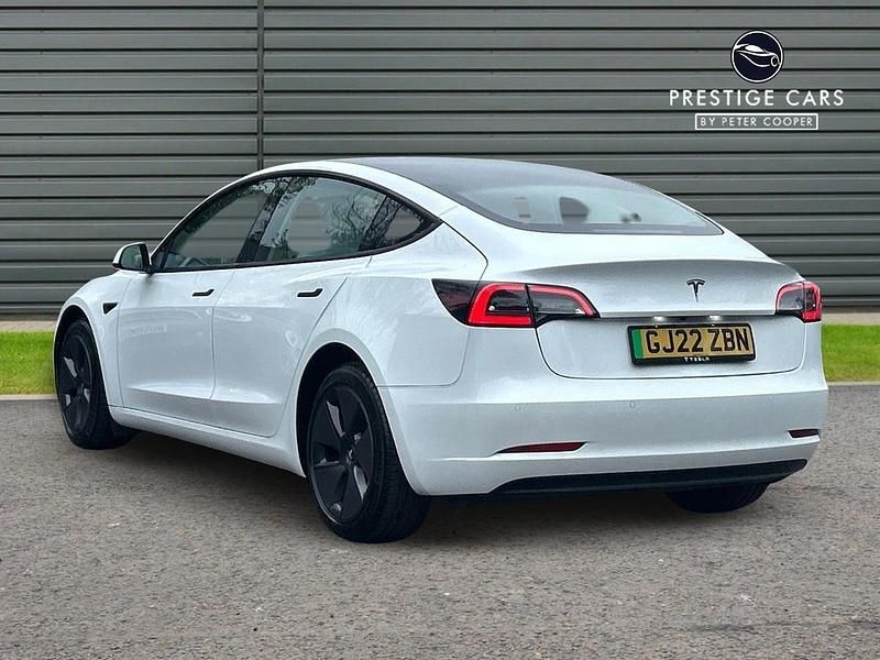 Used Tesla Model 3 Standard Range 366 kW (498 HP) 2022 White Sedan