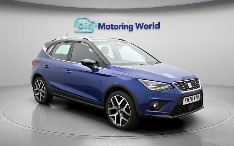 Used Seat Arona XCELLENCE Lux 110 HP (80 kW) 2021 Blue SUV