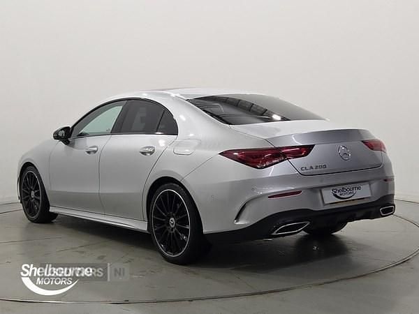Used Mercedes CLA200 AMG Line Premium Plus 163 HP (119 kW) 2023 Silver Coupe