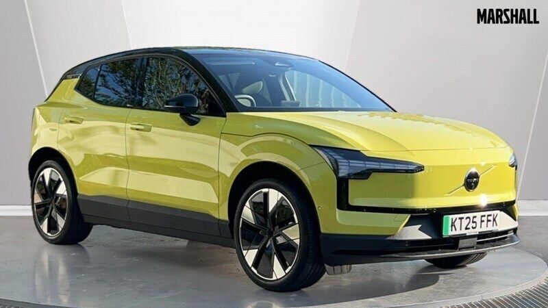 Yellow New 2025 Volvo EX30 Ultra SUV | £34,991 (Super price) - Image 1/4