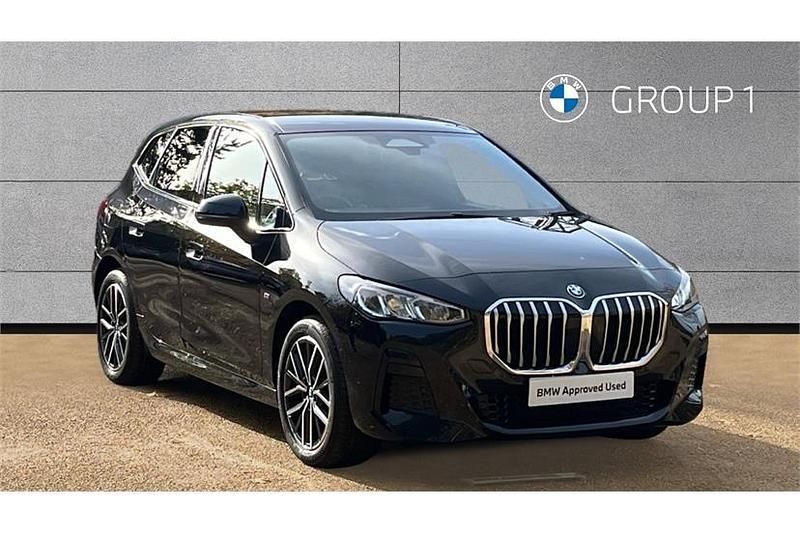 Black sapphire metallic paint Used 2025 BMW 225 M Sport Estate | £25,150 (Good price) - Image 1/4