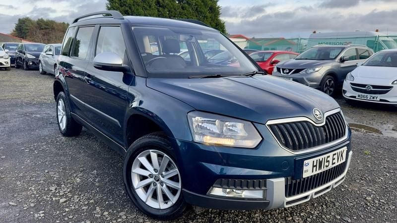 Blue Used 2015 Skoda Yeti SUV | £6,395 (Good price) - Image 1/4