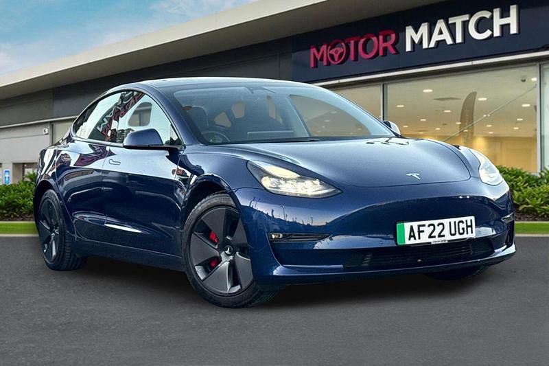 Blue Used 2022 Tesla Model 3 Long Range AWD Sedan | £21,930 (Fair price) - Image 1/4