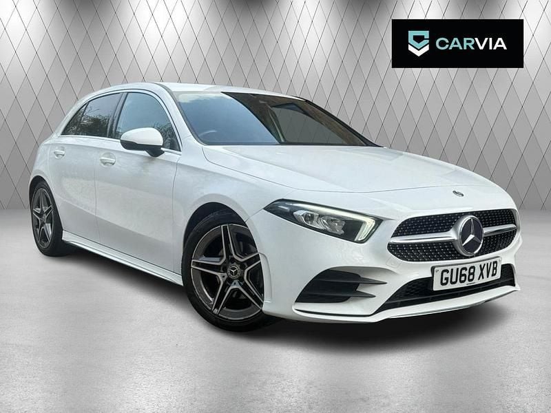 Used Mercedes A200 AMG line 2018 White Hatchback