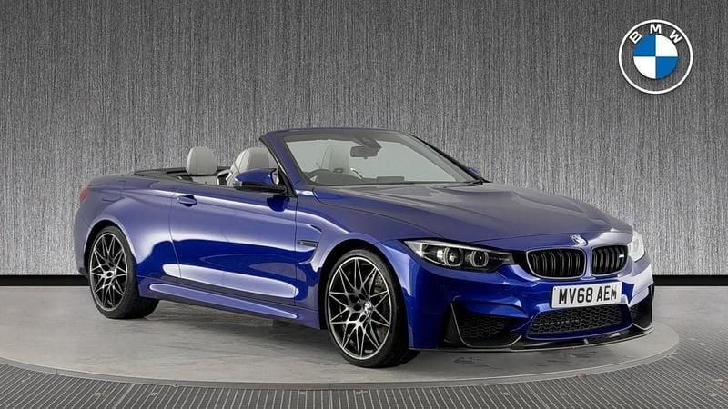 Used BMW M4 Cabriolet Competition Edition 450 HP (330 kW) 2018 Blue Cabriolet